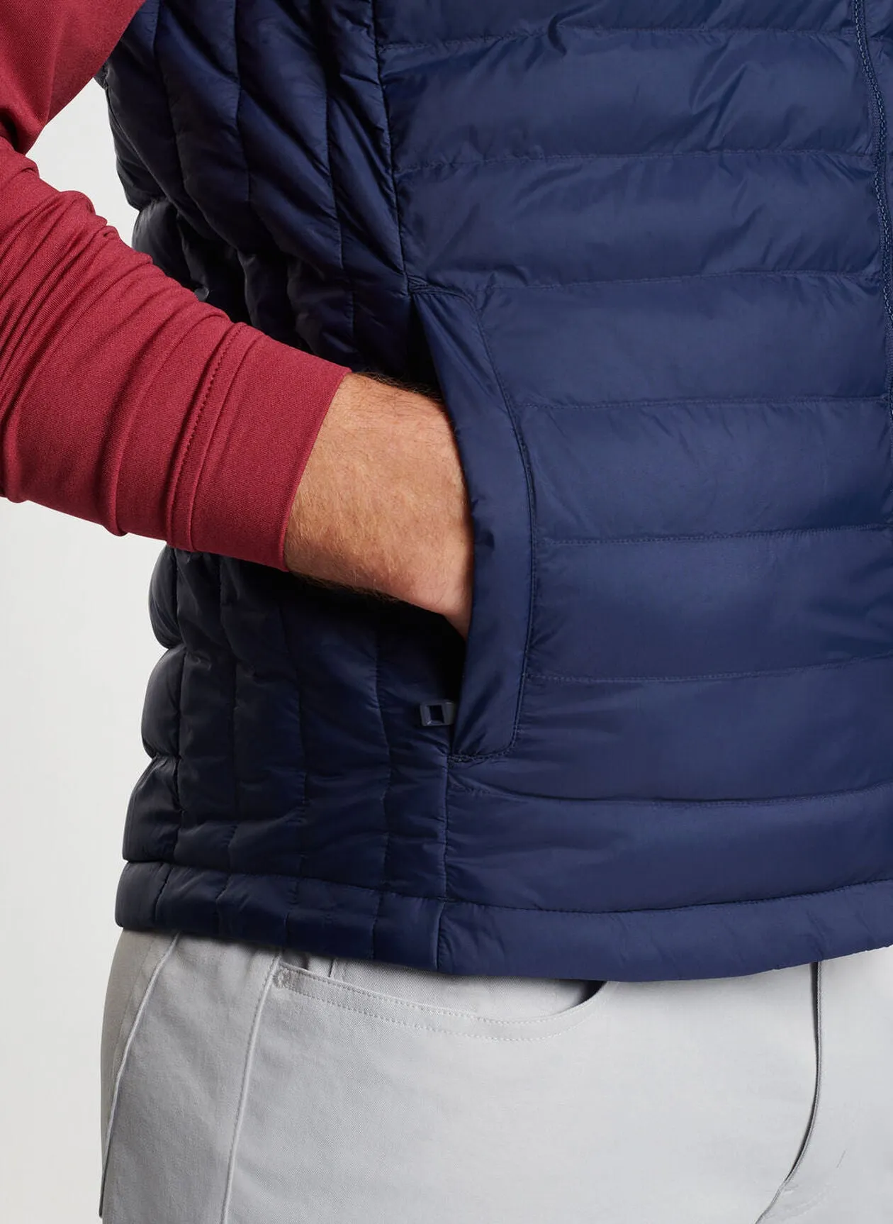 All Course Vest in Navy by Peter Millar