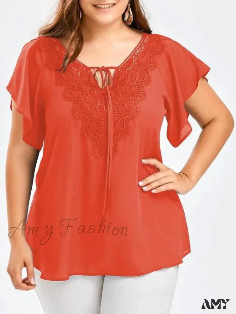 Amy Fashion - Chiffon Tops Women Blouses