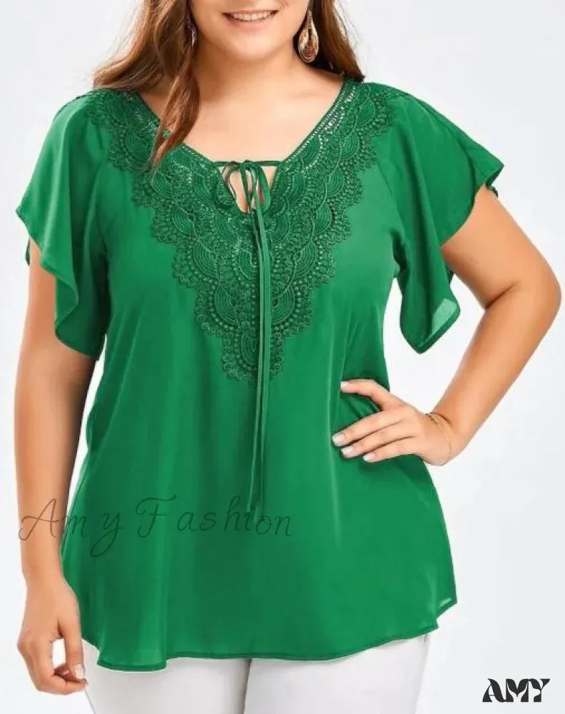 Amy Fashion - Chiffon Tops Women Blouses