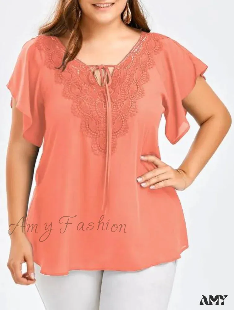 Amy Fashion - Chiffon Tops Women Blouses