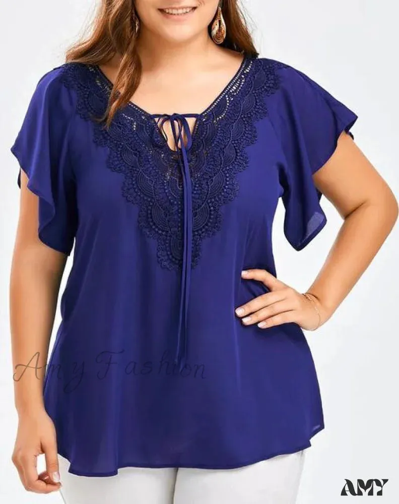 Amy Fashion - Chiffon Tops Women Blouses