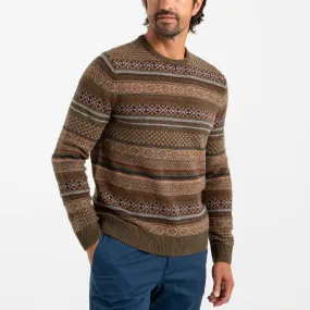 Birch Fair Isle Merino Crewneck Sweater  