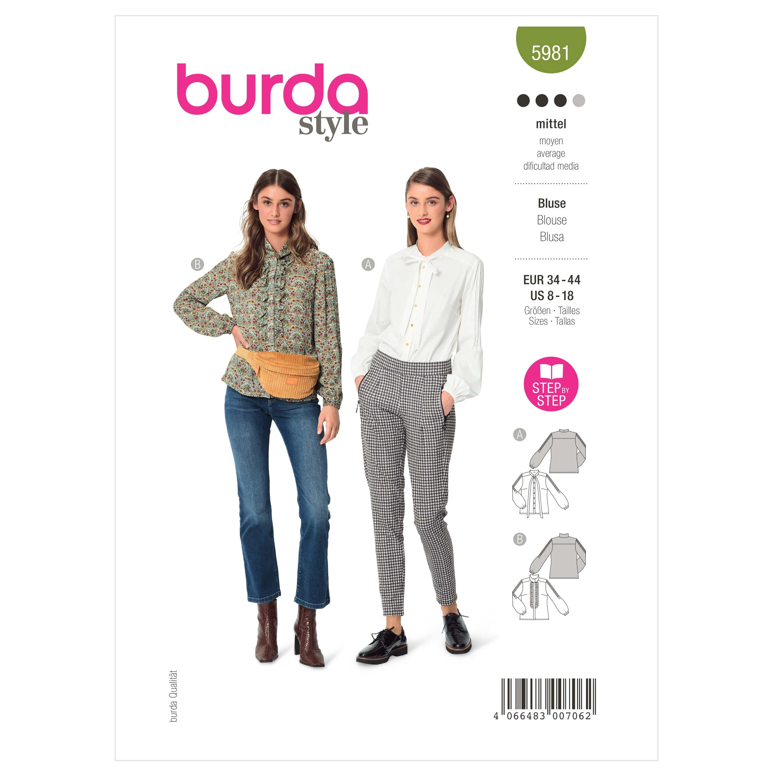 Burda Pattern 5981 Misses' Top