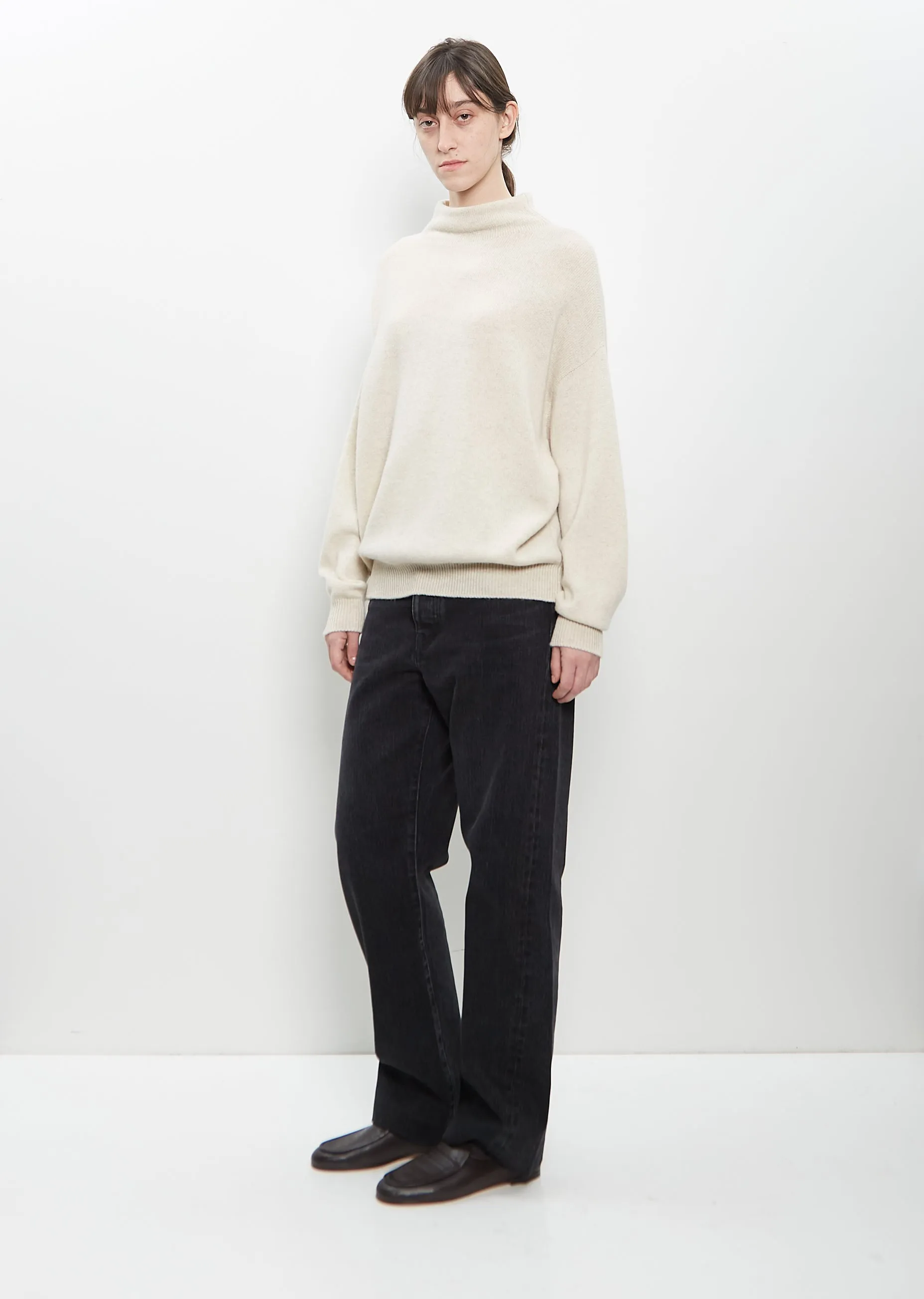 Cashmere Joy Mock Neck Sweater