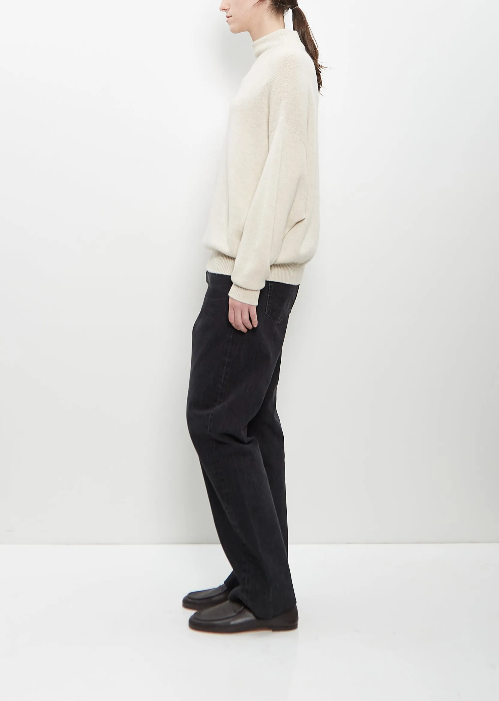 Cashmere Joy Mock Neck Sweater