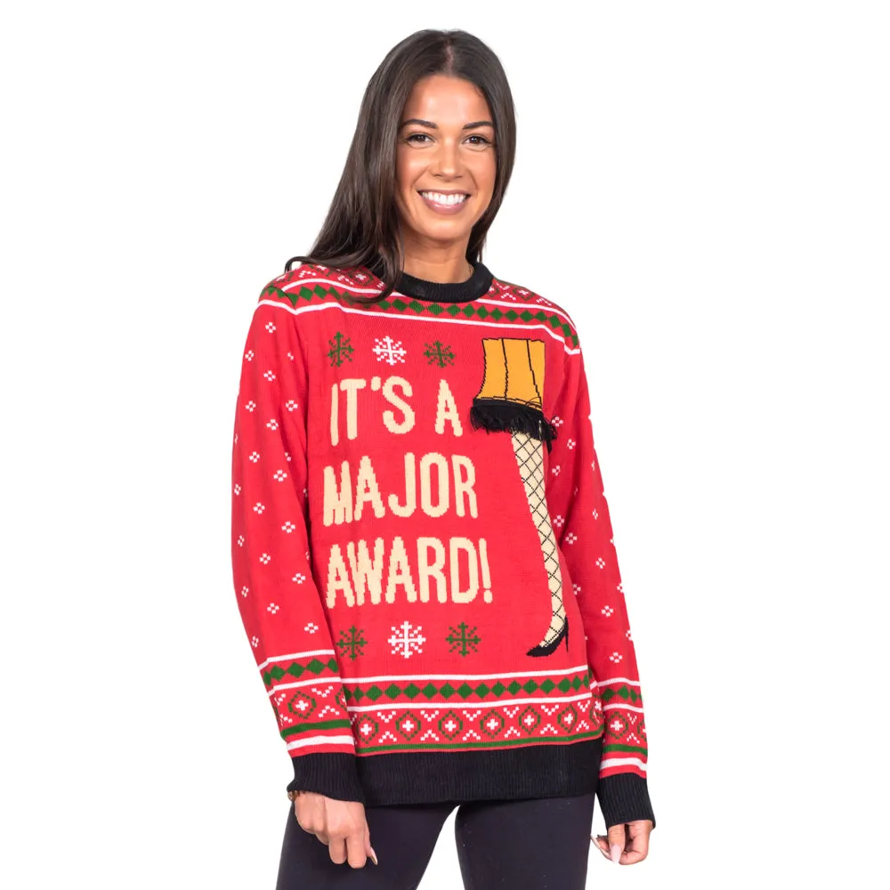 Christmas Story Leg Lamp Sweater