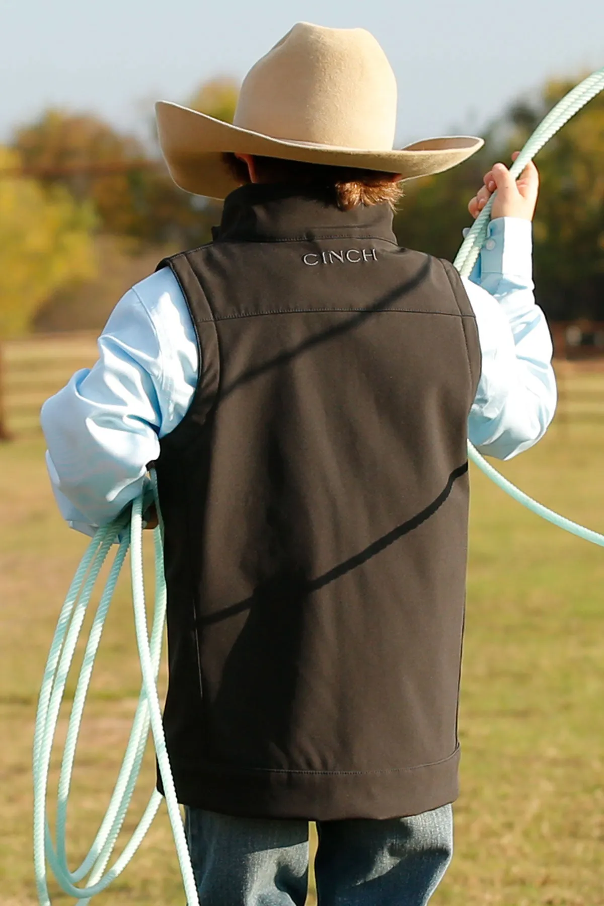 Cinch Kid's Black Bonded Vest