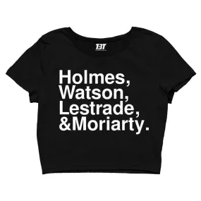 Crop Top - Holmes, Watson, Lestrade & Moriarty