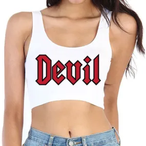 Devil Crop Tank Top