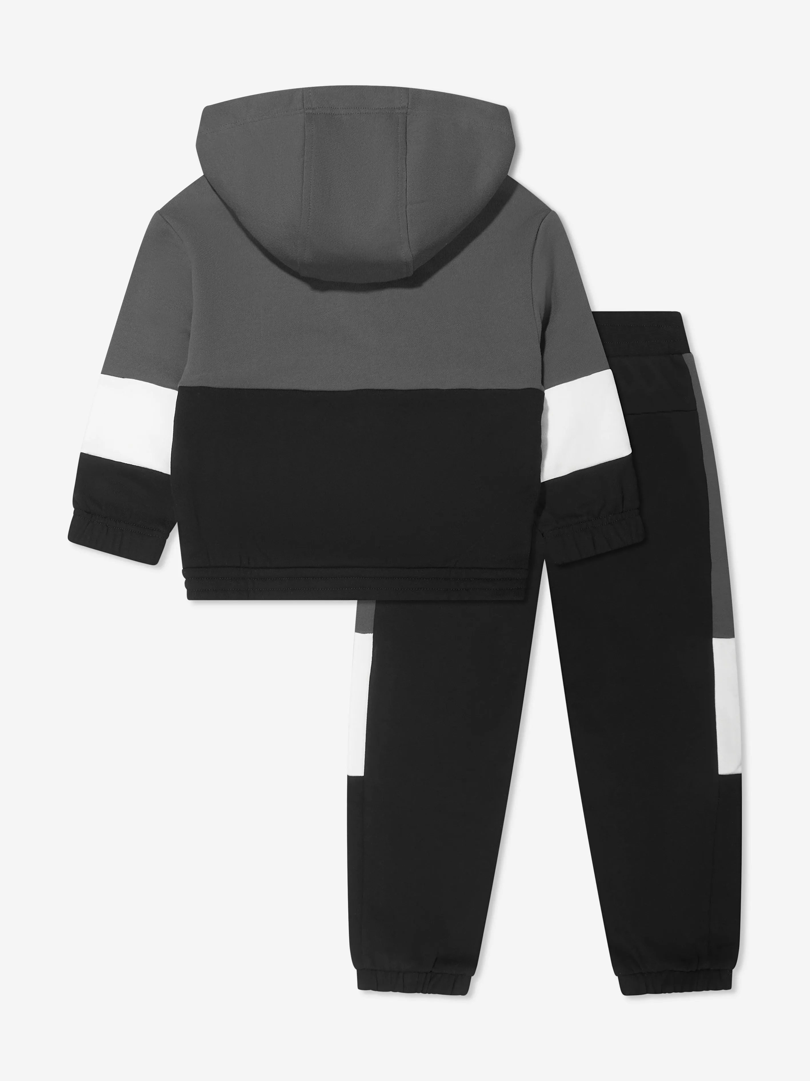 EA7 Emporio Armani Boys Colourblock Tracksuit in Black