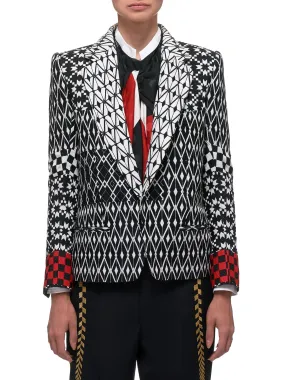 Embroidered Blazer (194-1000-200-099-BLACK)