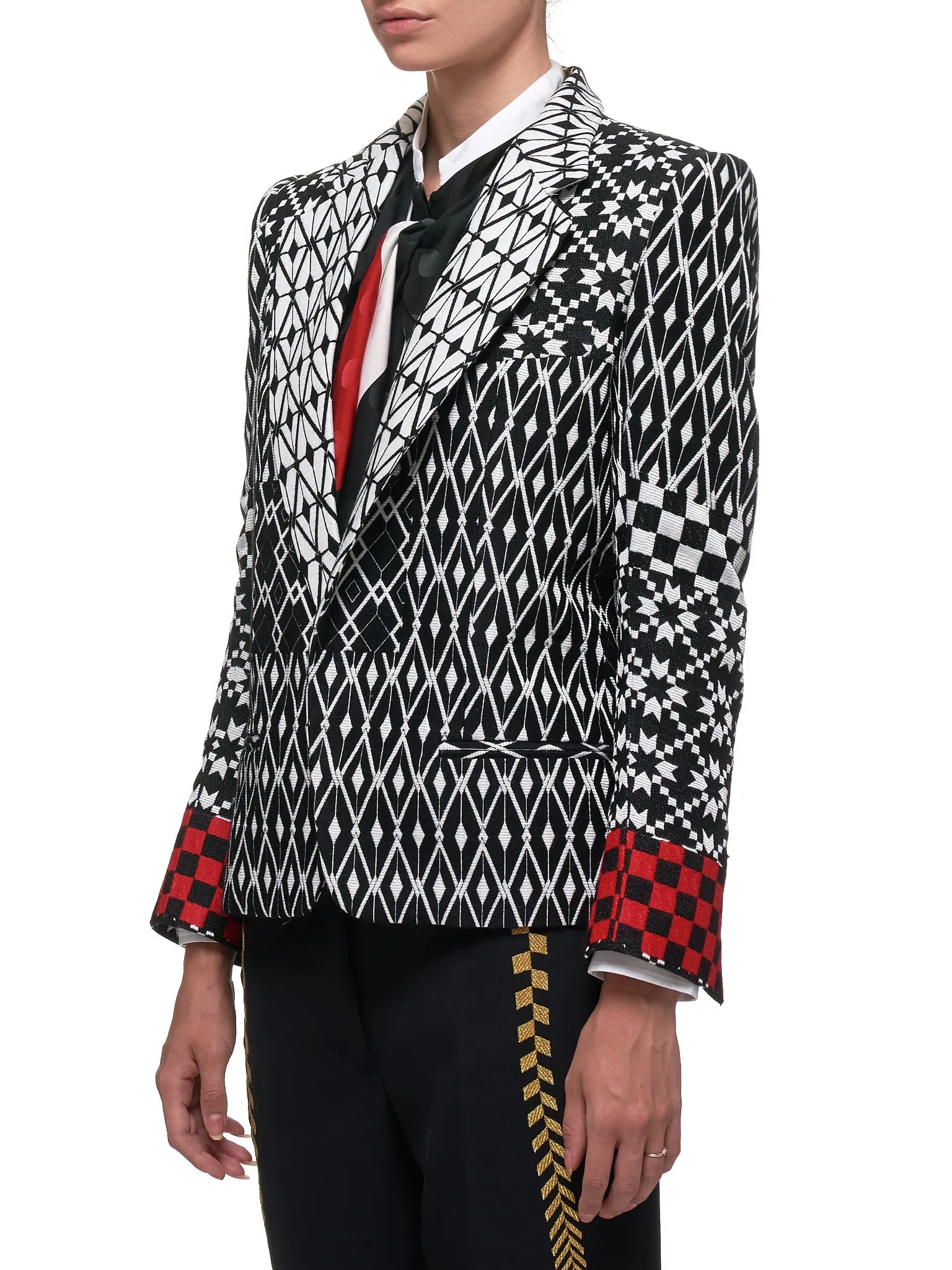 Embroidered Blazer (194-1000-200-099-BLACK)