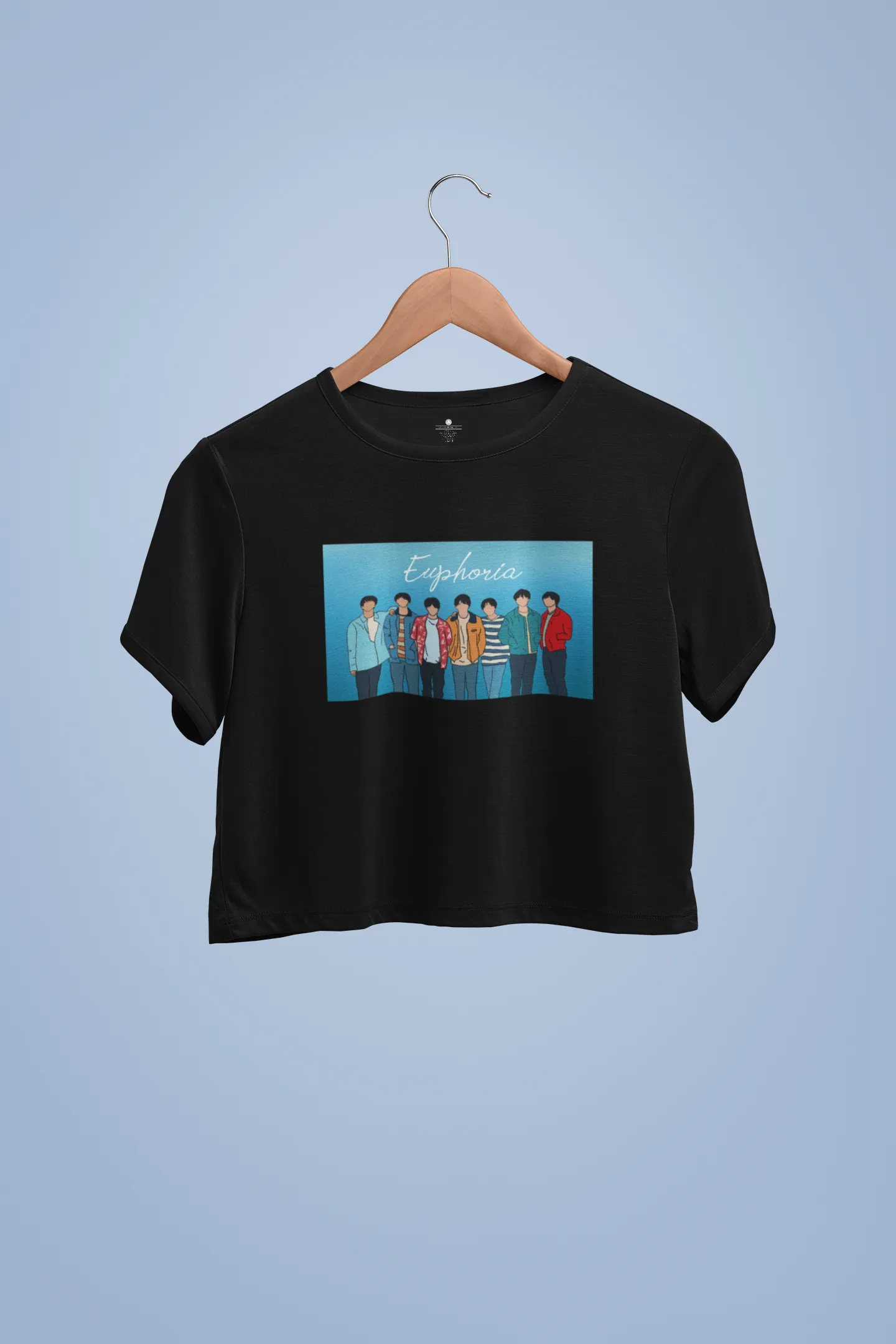 EUPHORIA : BTS - HALF-SLEEVE CROP TOPS