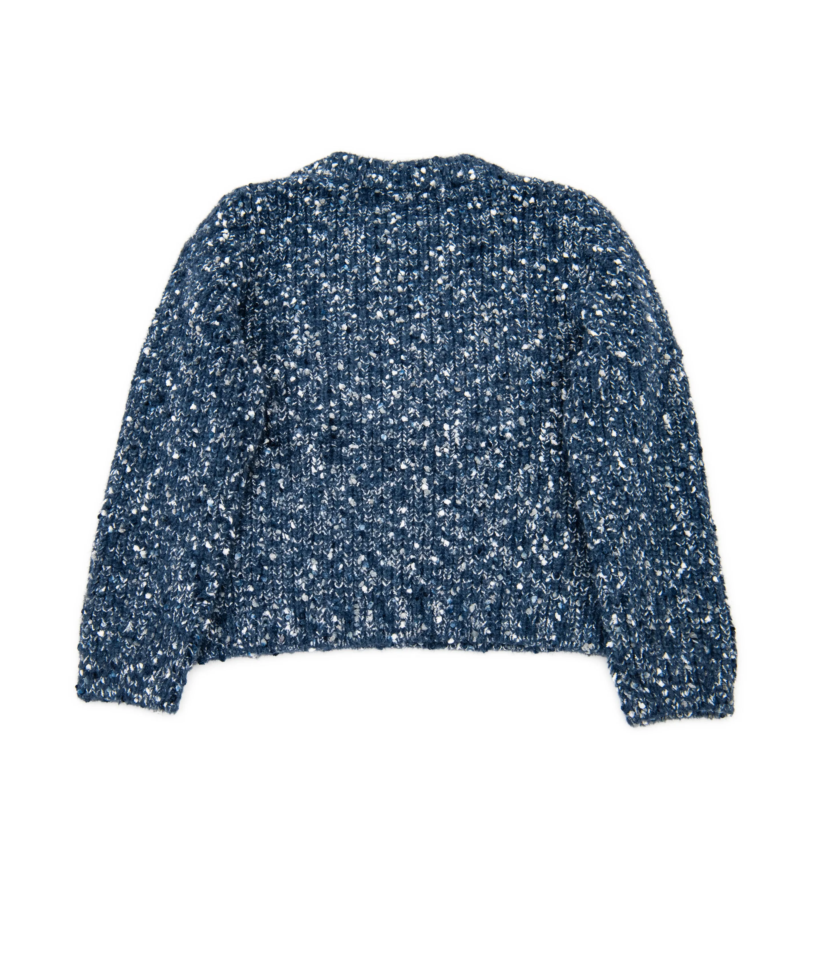 FBZ Girls Blue Confetti Sweater