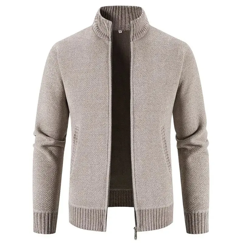 Funki Buys | Sweaters | Men's Slim Fit Zip Up Cardigan Sweaters