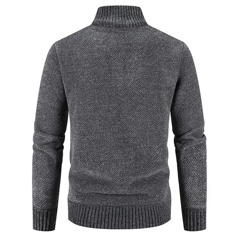 Funki Buys | Sweaters | Men's Slim Fit Zip Up Cardigan Sweaters