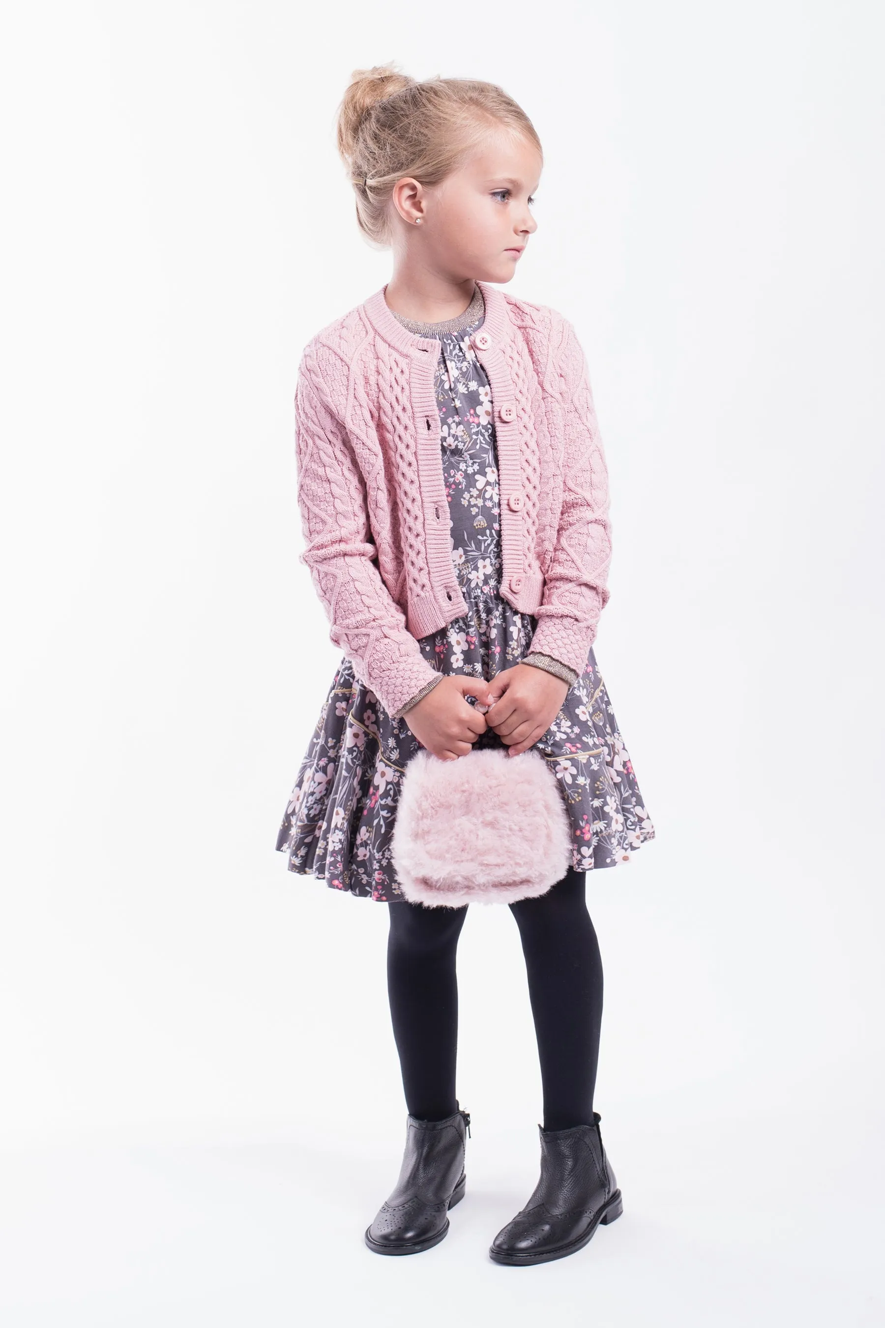 Imoga Dominic Girls Cardigan - Mauve