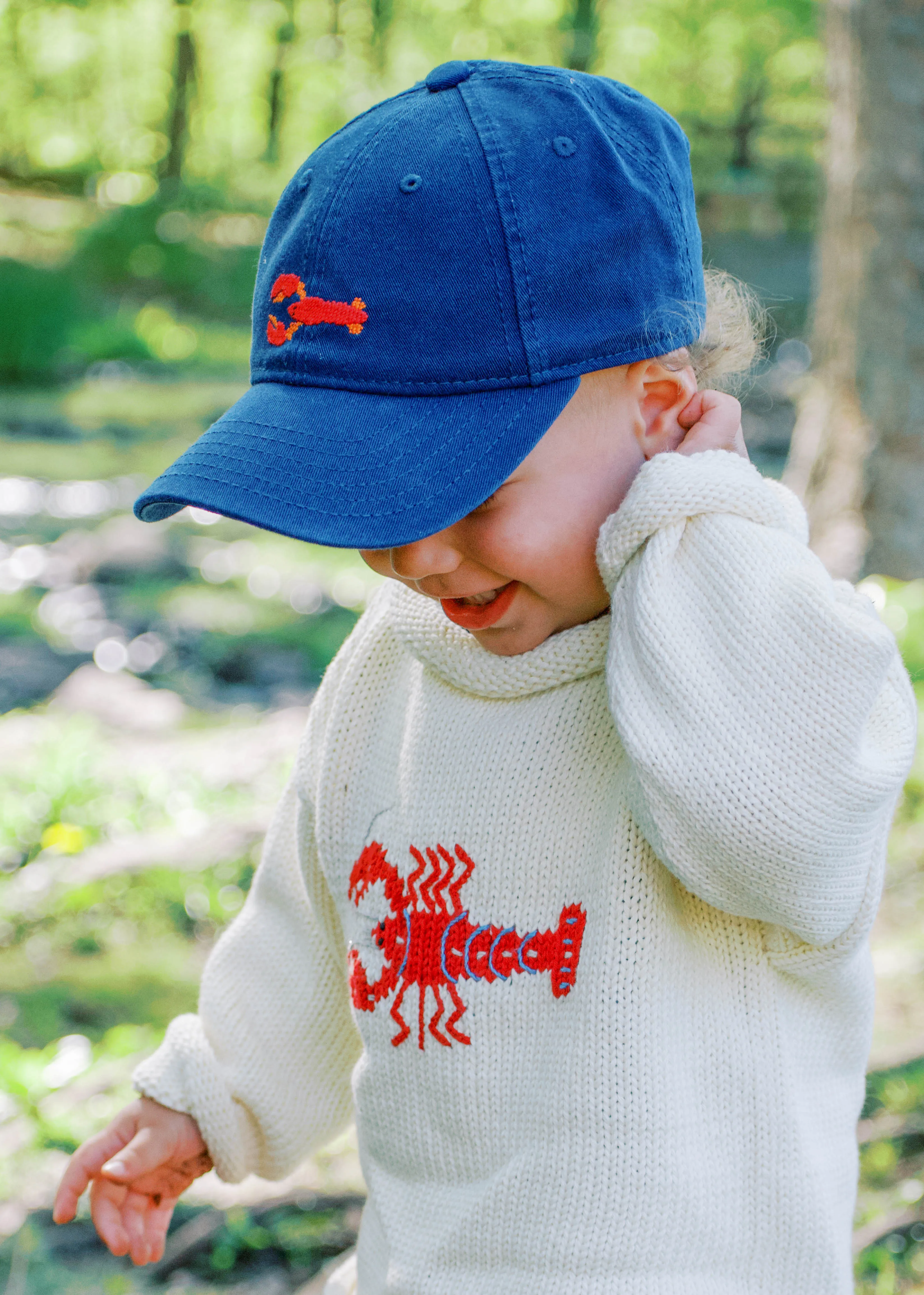 Ivory Lobster Roll Neck Sweater