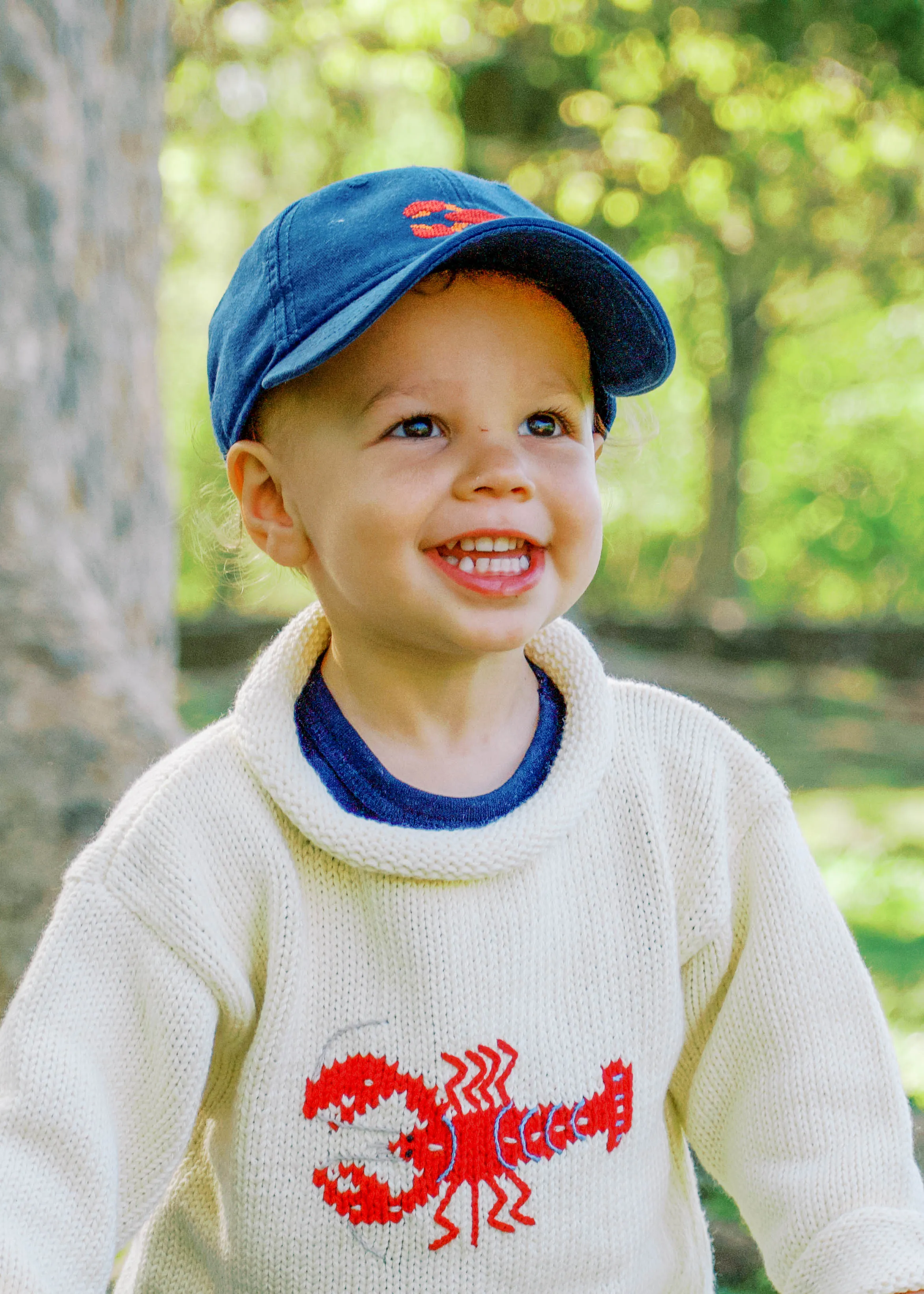 Ivory Lobster Roll Neck Sweater