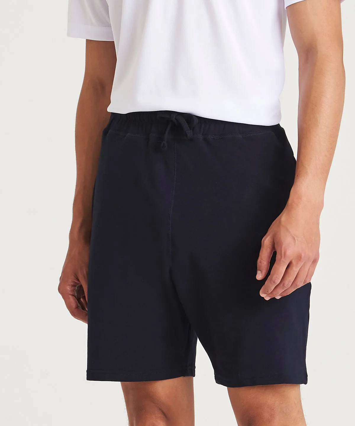 Jet Black - Cool jog shorts