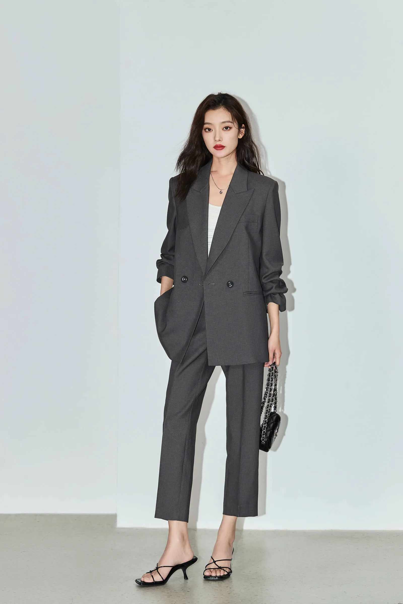 LILY Fashionable Loose Fit Suit Jacket