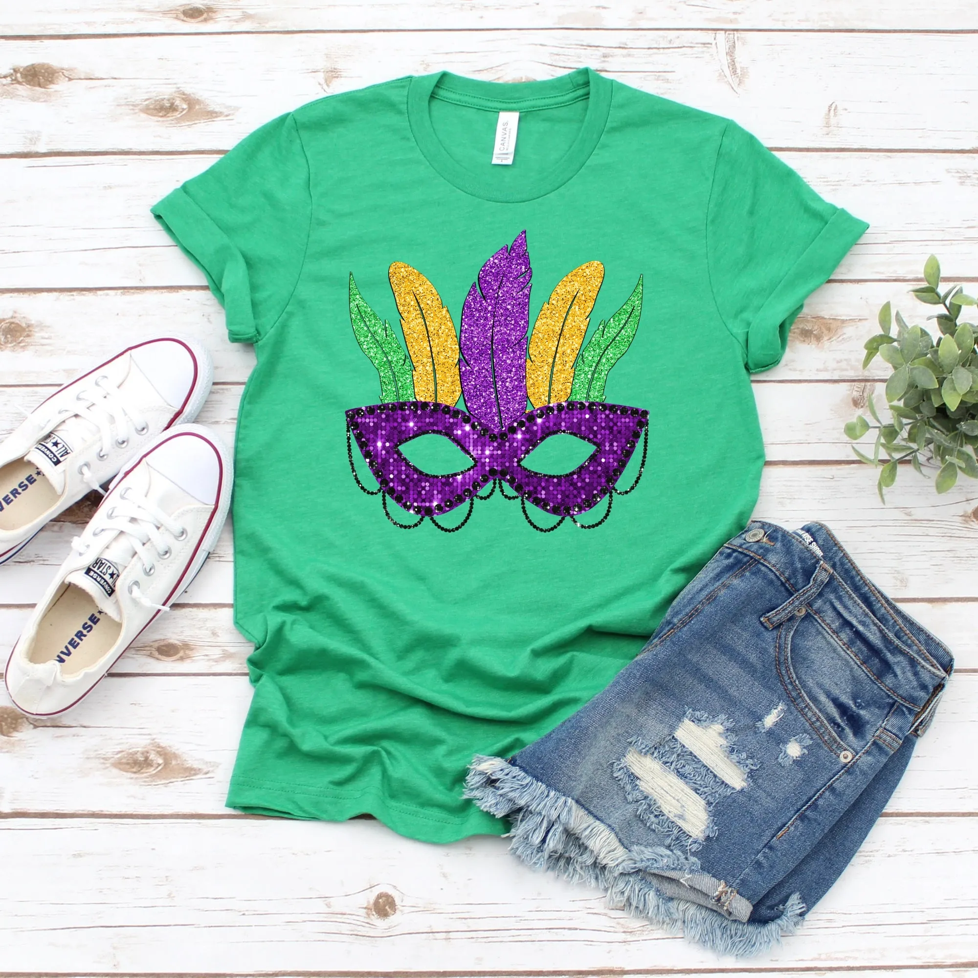 Mardi Gras Mask Shirt