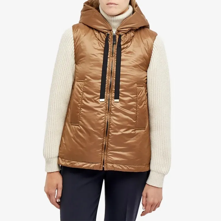 Max Mara Greengo Short Vest, brown