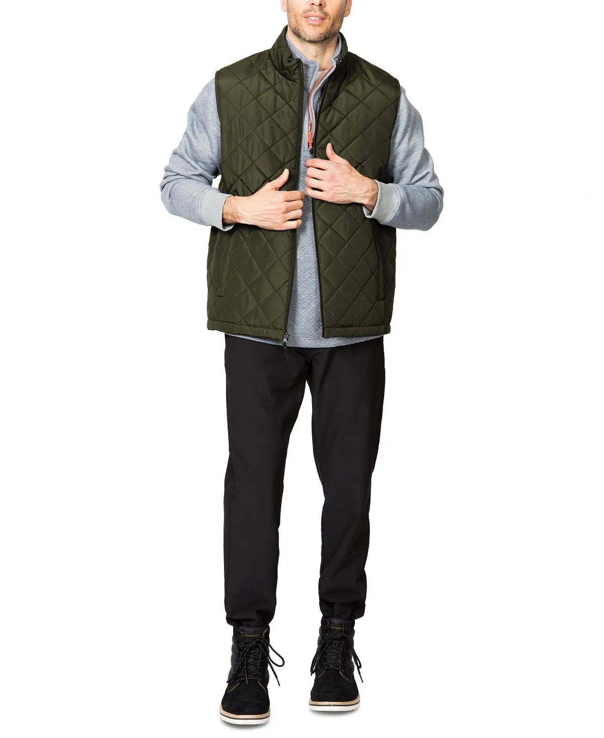 Men's outfitter quilted vest created for Macy's Hawke & Co.