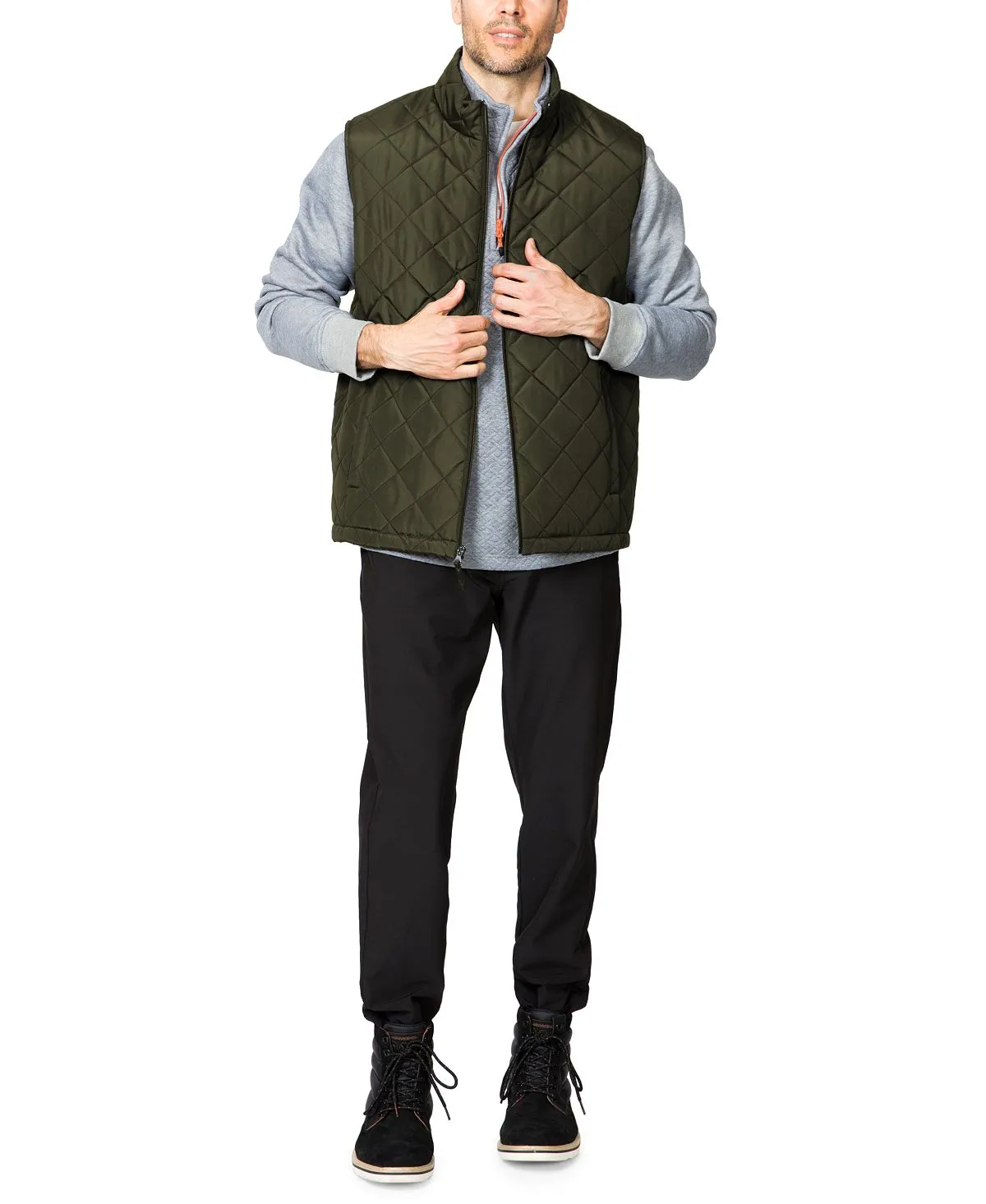 Men's outfitter quilted vest created for Macy's Hawke & Co.