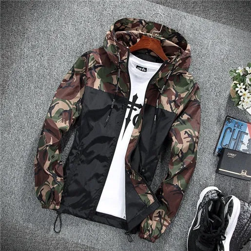 Men's Wear Casual  Camouflage Jacket