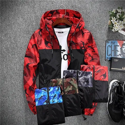 Men's Wear Casual  Camouflage Jacket