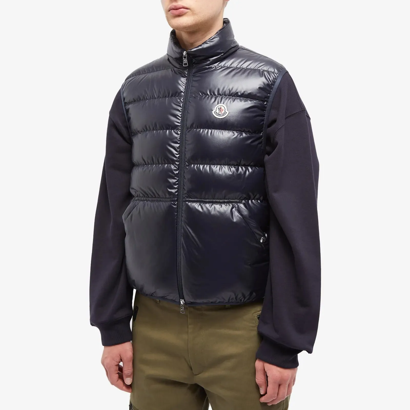 Moncler Aube Padded Vest, dark blue