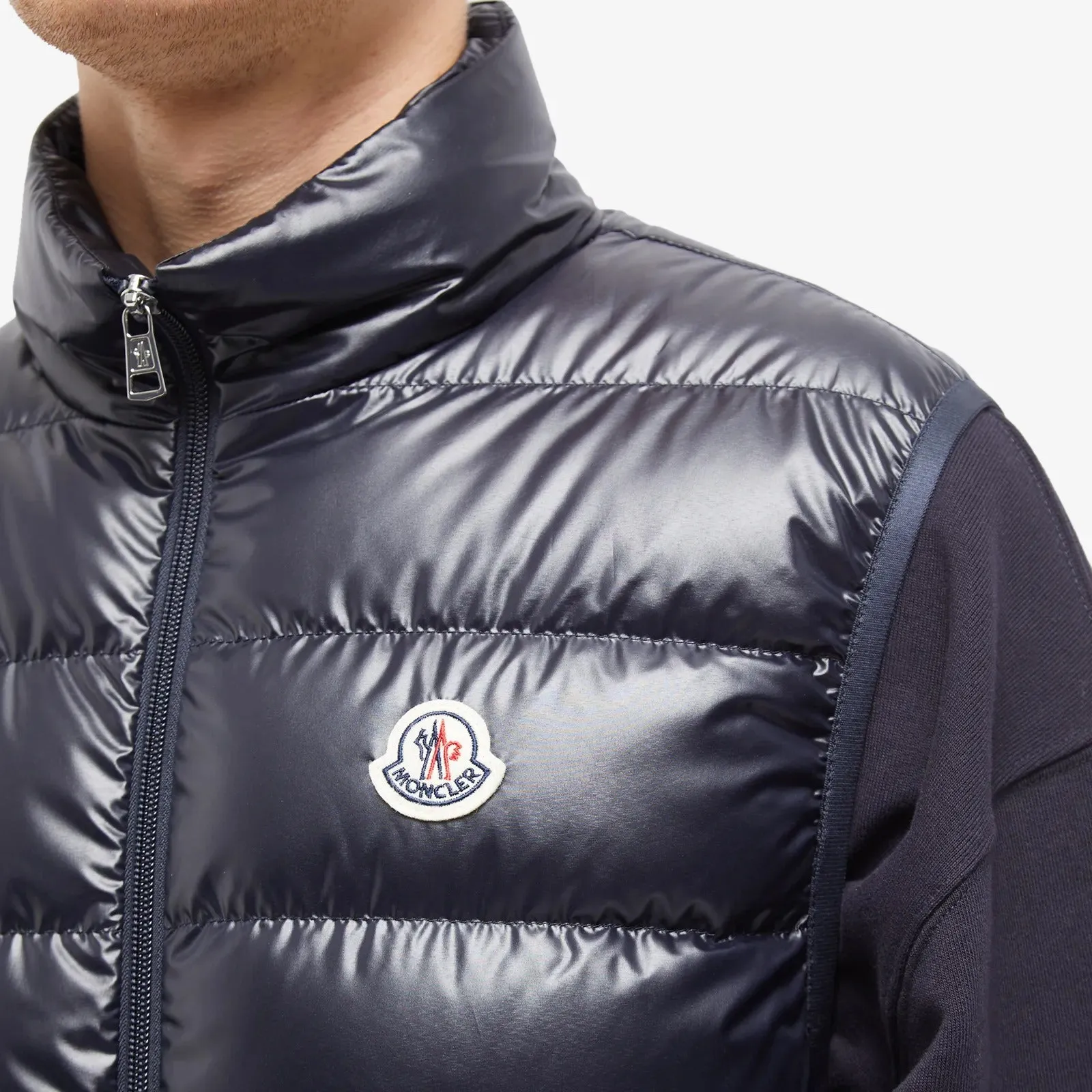 Moncler Aube Padded Vest, dark blue