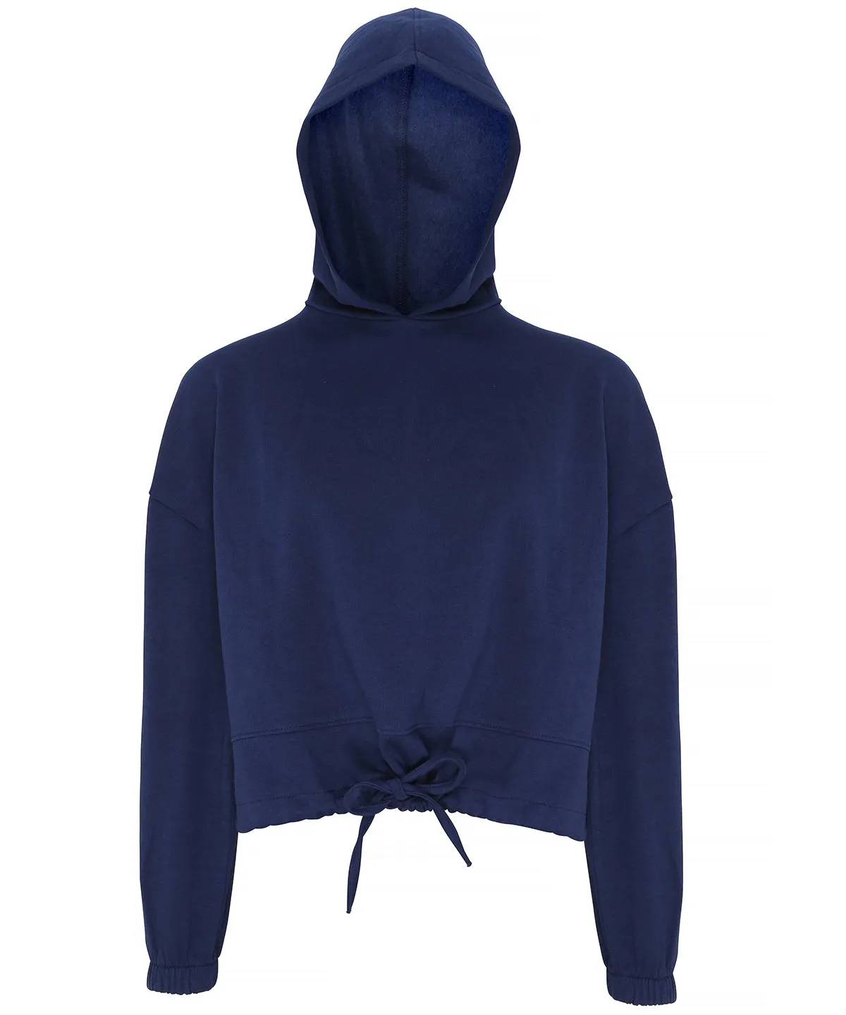 Navy - Women's TriDri® cropped oversize hoodie