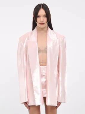 Oversized Blazer (VEWX15001A-LIGHT-PASTEL-PINK)