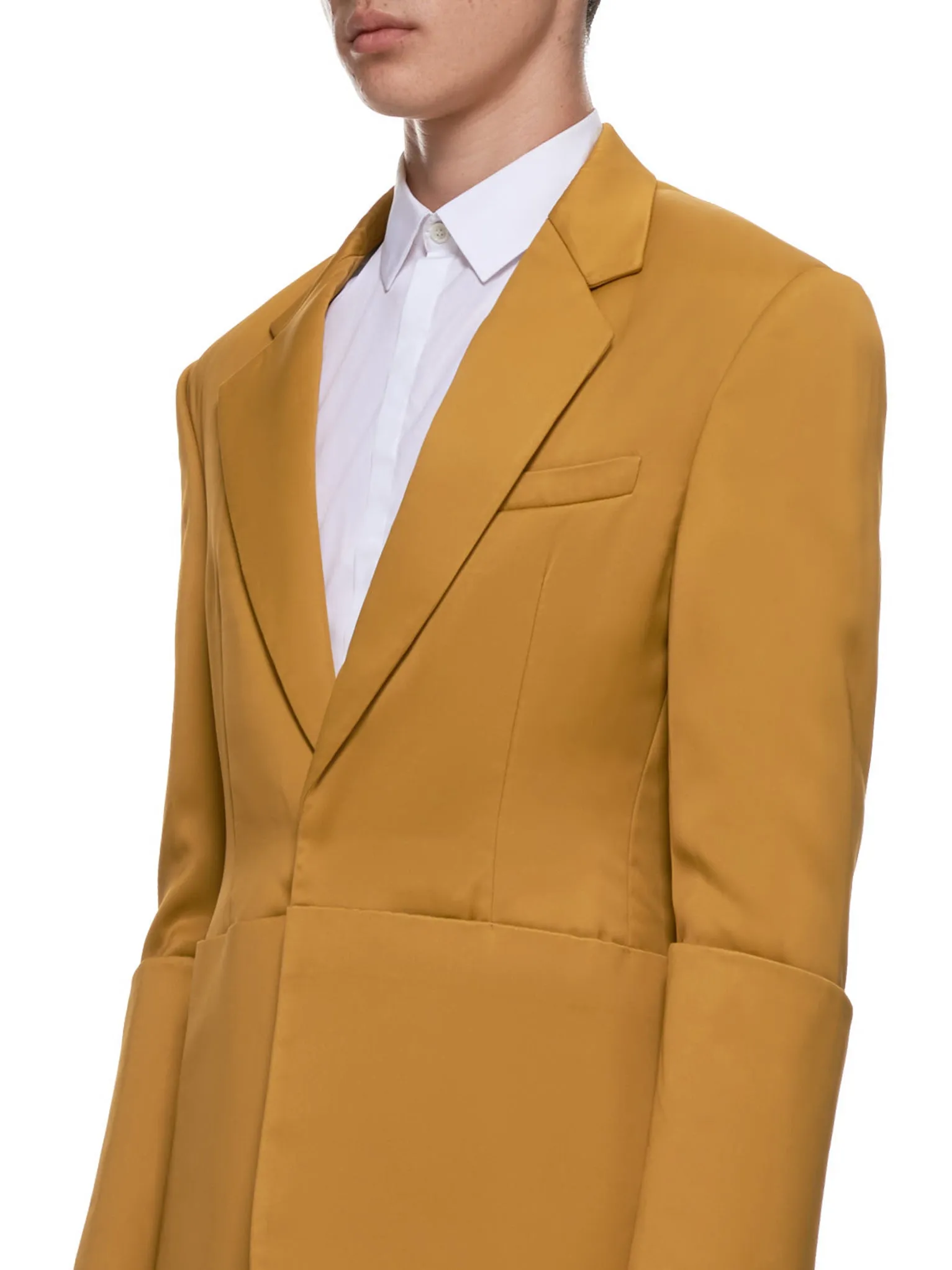 Padded Suit Jacket (003-02-YELLOW)