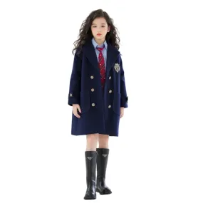 Preppy Button Coat