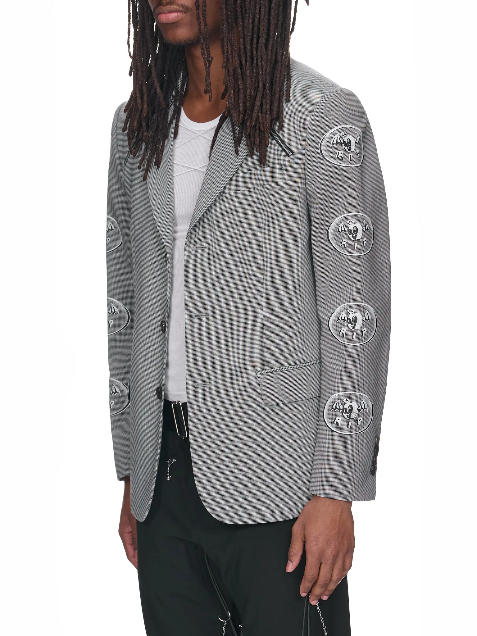 Rest In Punk Blazer (NN17-JK11-GRAY)