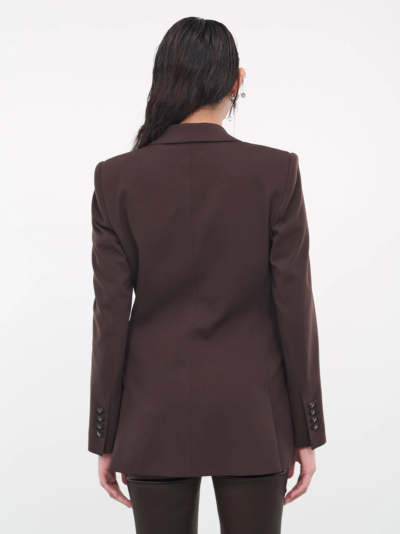 Suit Jacket (F29DOT-FUGRE-M1512-DARK-BROWN-)