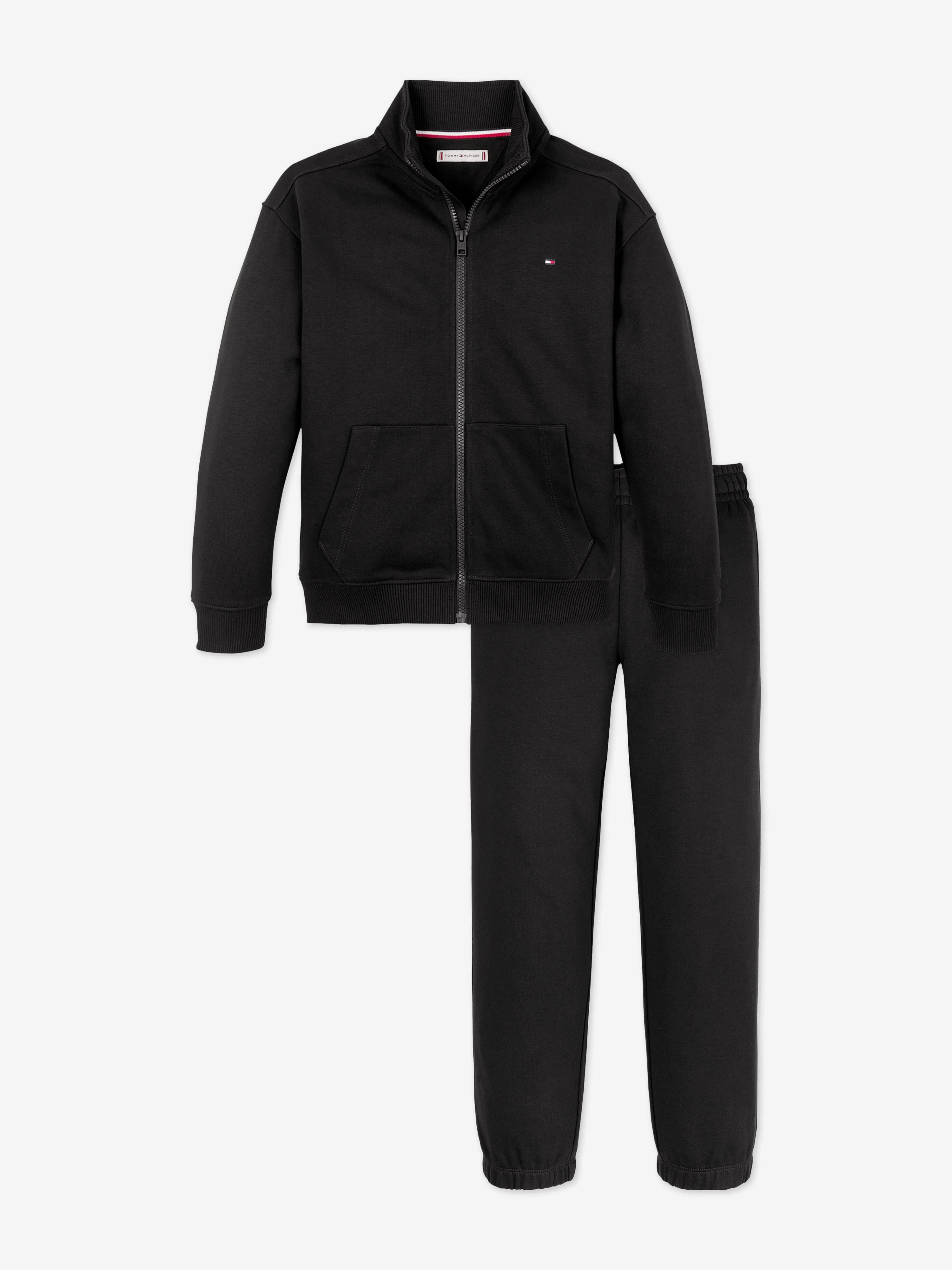 Tommy Hilfiger Kids Timeless Tracksuit in Black