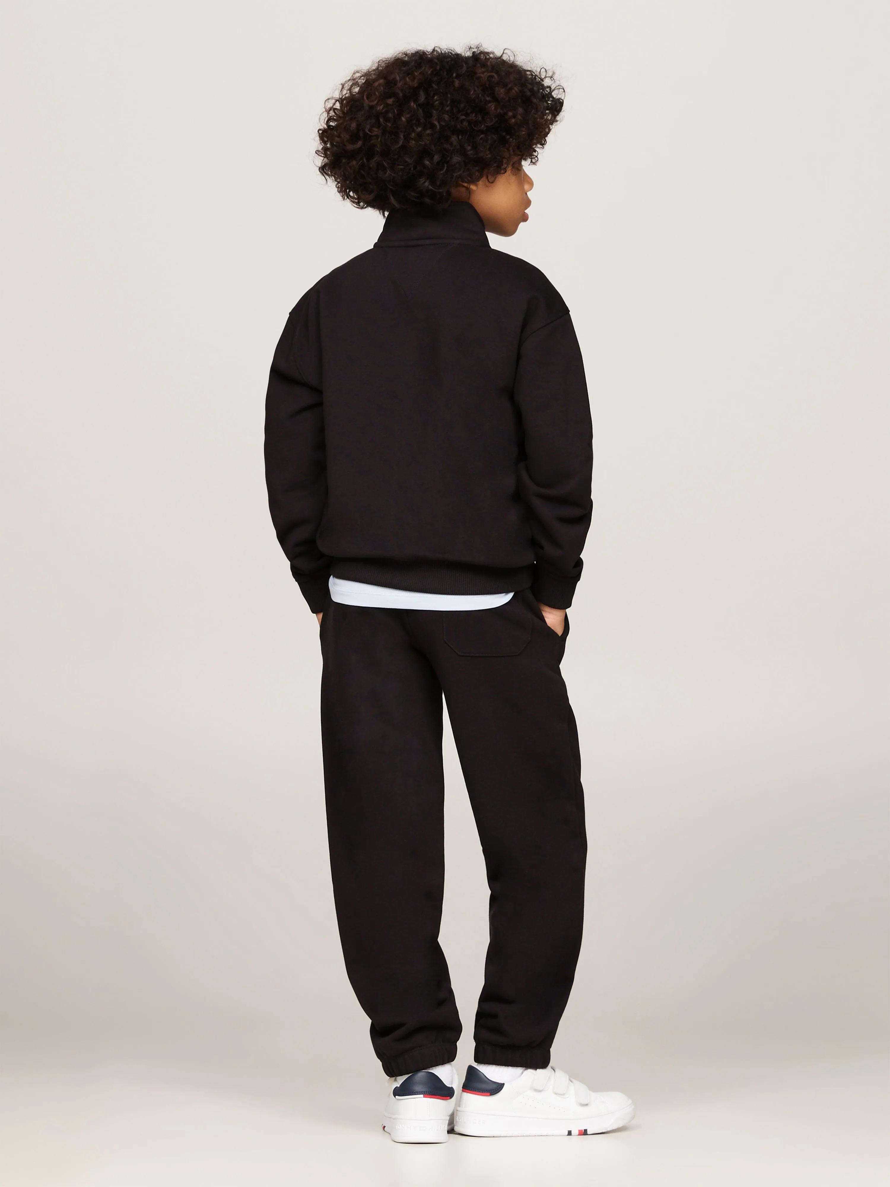 Tommy Hilfiger Kids Timeless Tracksuit in Black