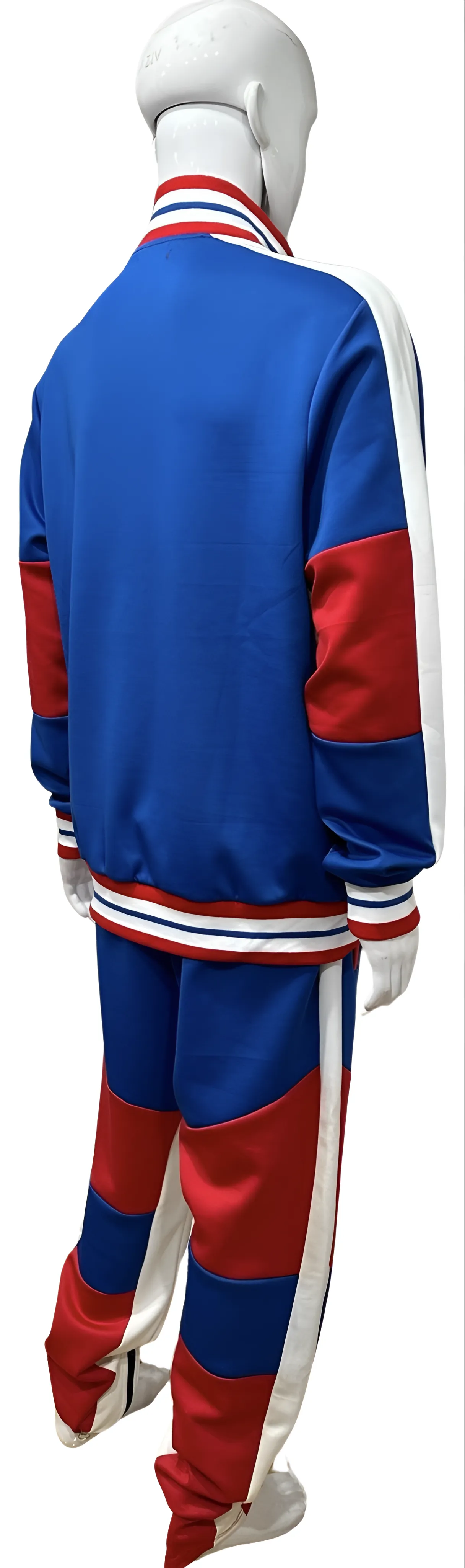 ^UCXX^ (BLUE-RED) ZIP UP TRACKSUITS (ACTIVEWEAR)