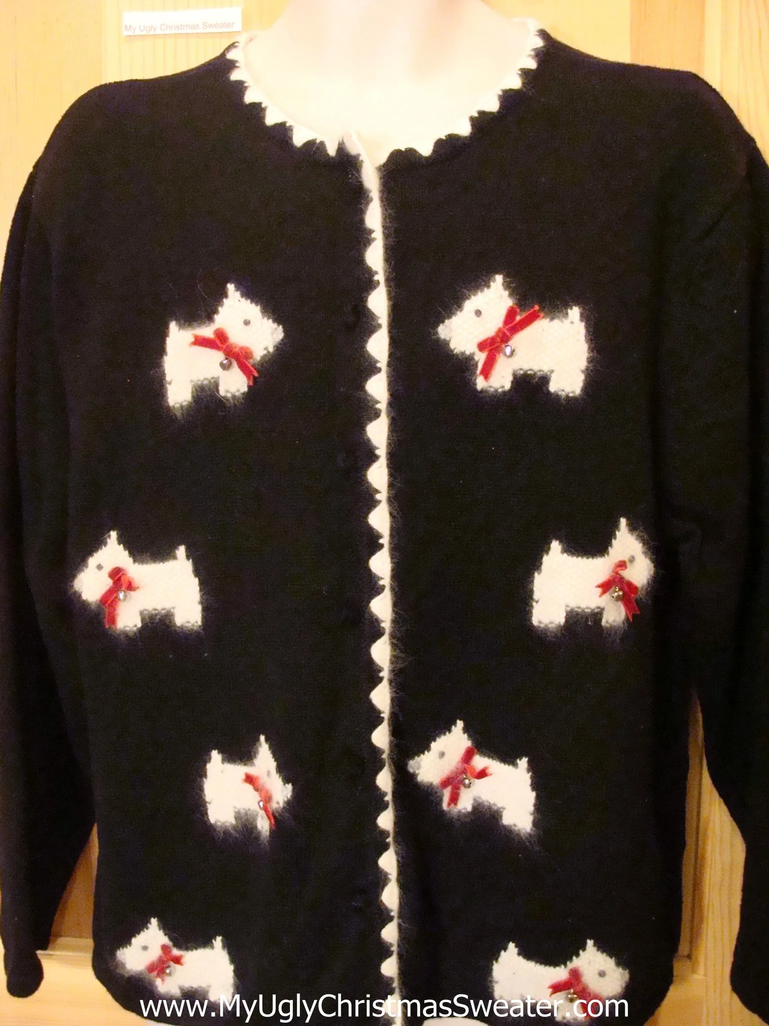 West Highland Terrier Scottie Dog Funny Ugly Sweater