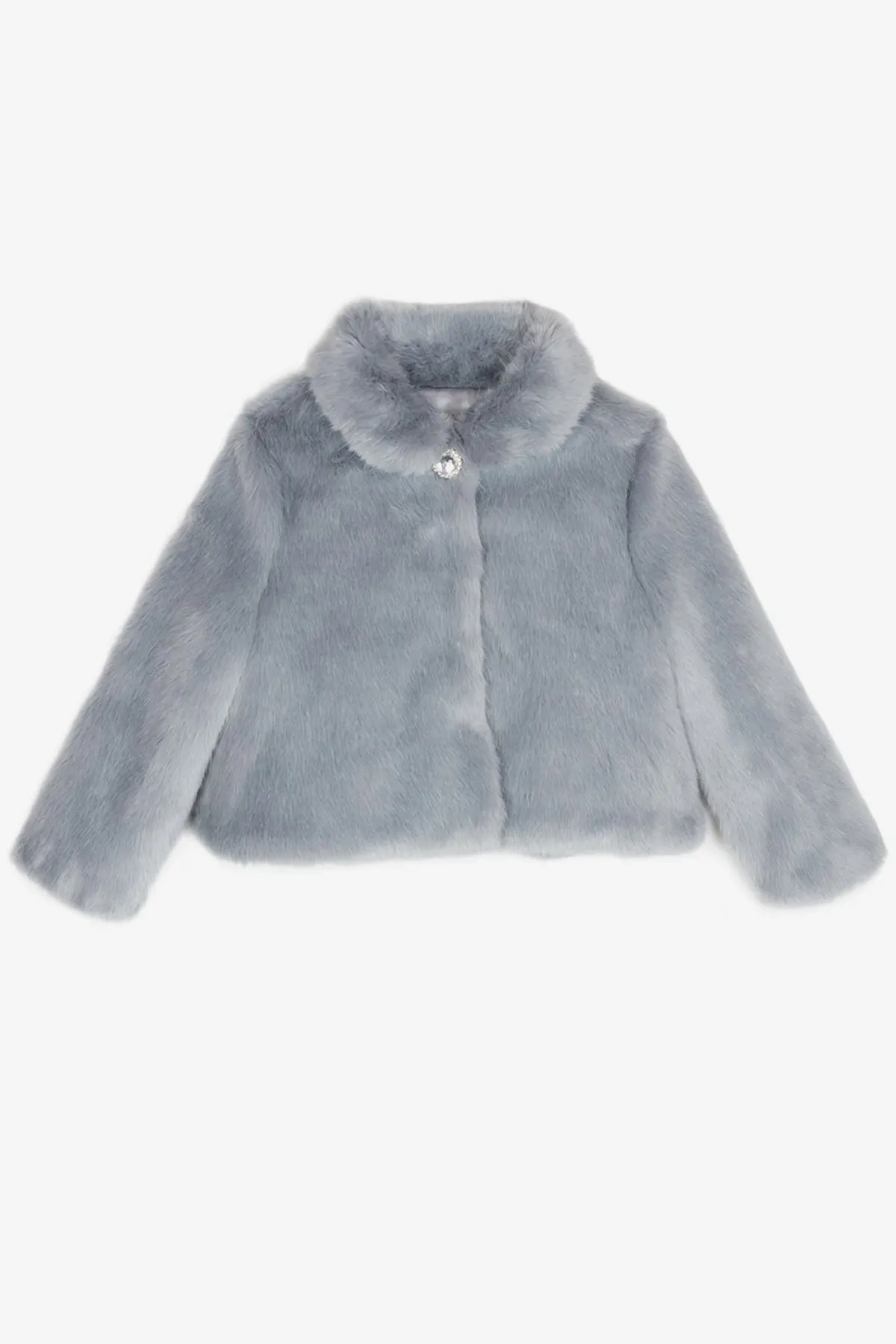 Wild & Gorgeous Tara Girls Coat - Silver Grey (Size 10/11 left)