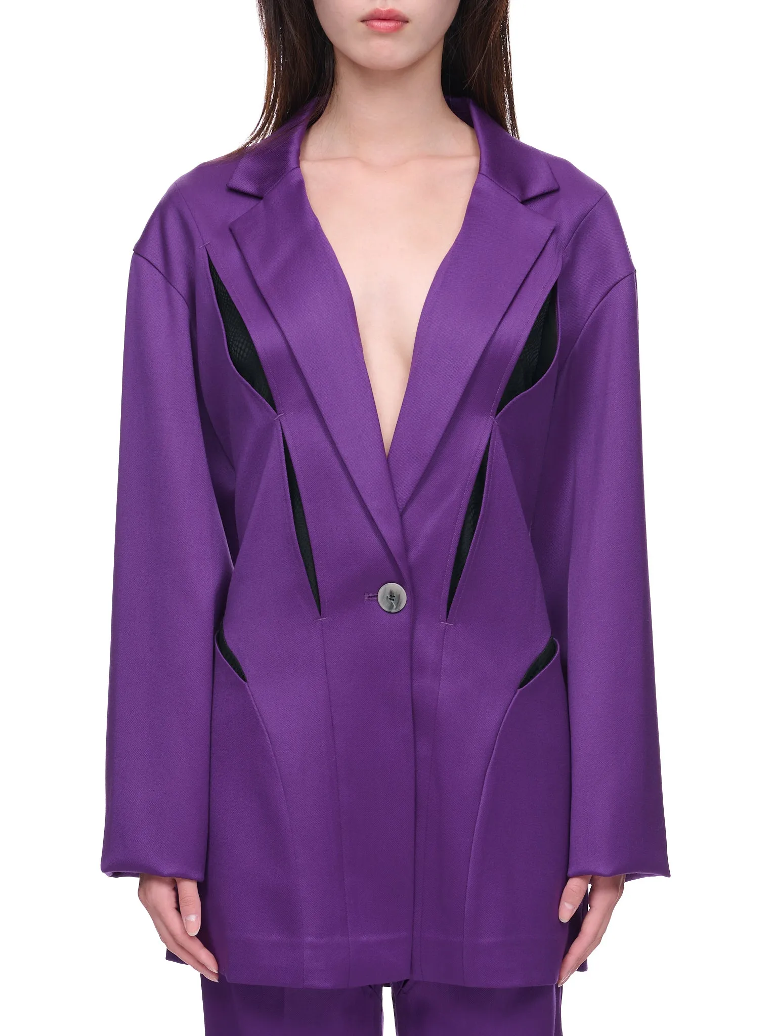 Wool Suit Jacket (WV07V-VIOLET)