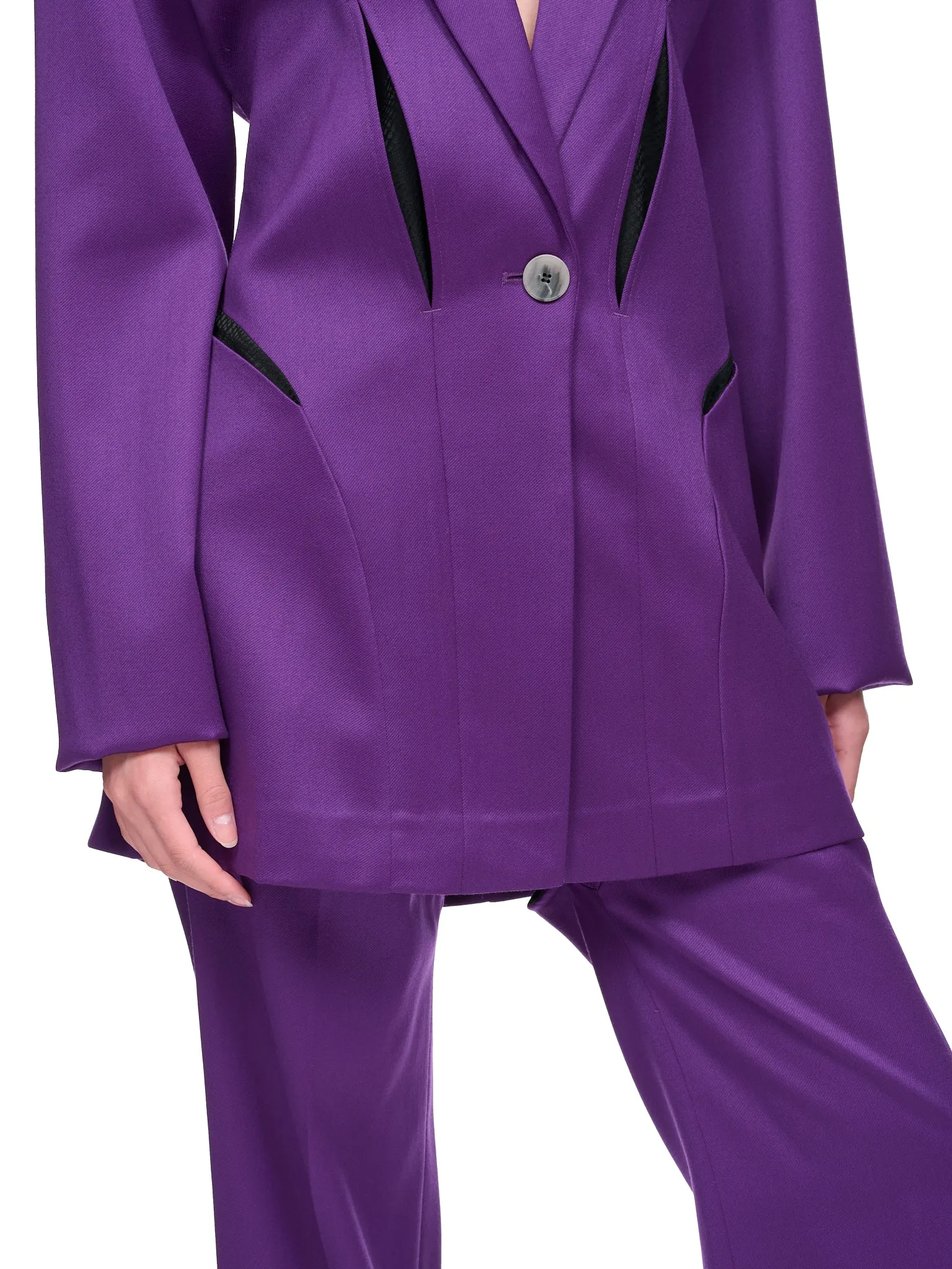 Wool Suit Jacket (WV07V-VIOLET)