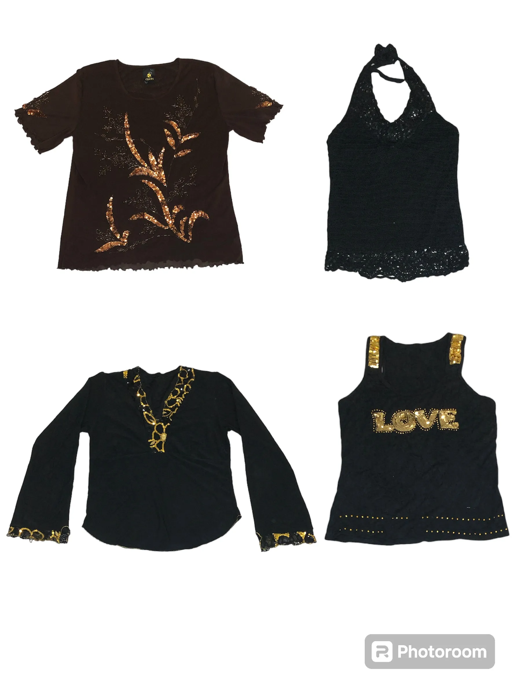 Y2k beaded tops (S-322)