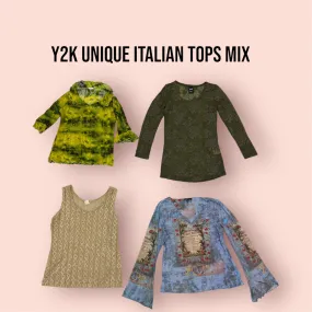 Y2K UNIQUE ITALIAN TOPS MIX